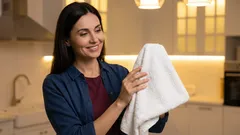 Küchentücher glänzen wieder wie neu: Eine einzigartige japanische Methode